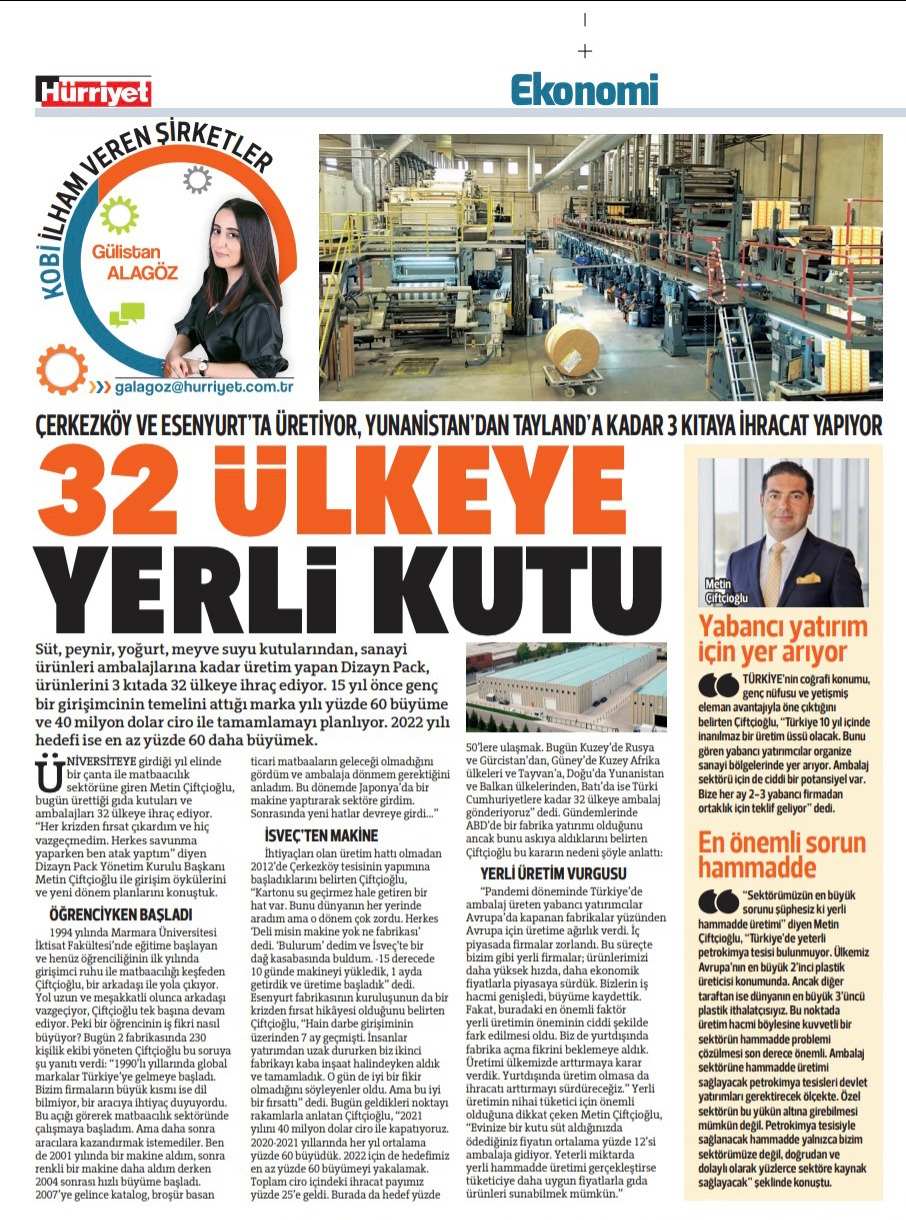 32 Ülkeye yerli kutu